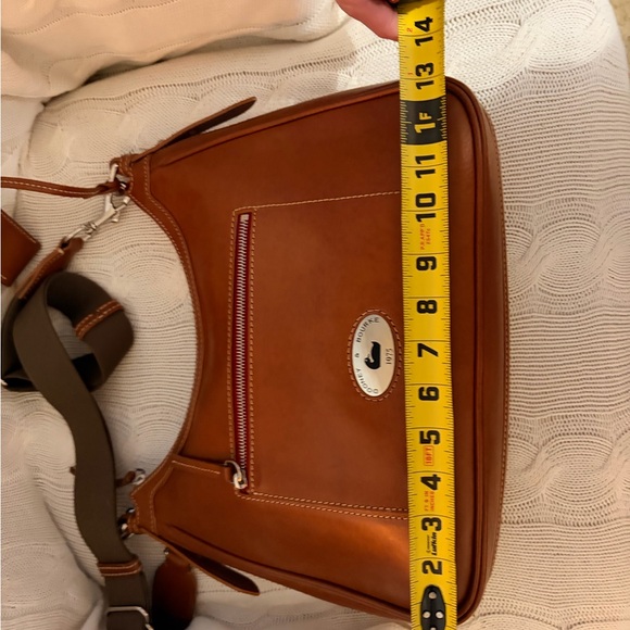 Dooney & Bourke Chestnut Toscana Florentine Leather Shoulder Bag - Picture 5 of 12